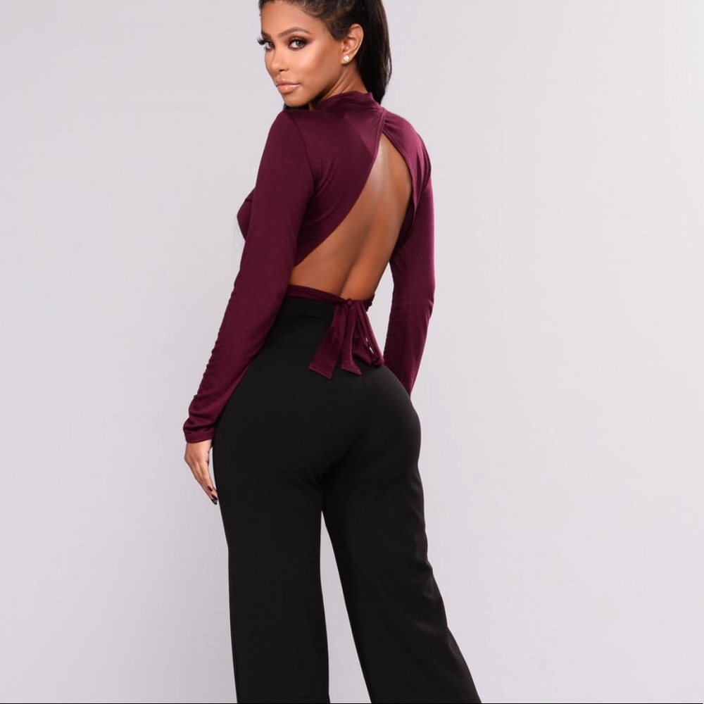 NWT Open back top S